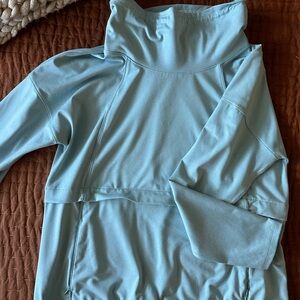 Light Blue High-Neck Pullover - Talbots size L